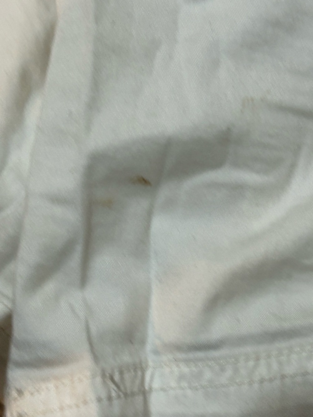 White Drawstring Cargo Shorts - Picture 2 of 5